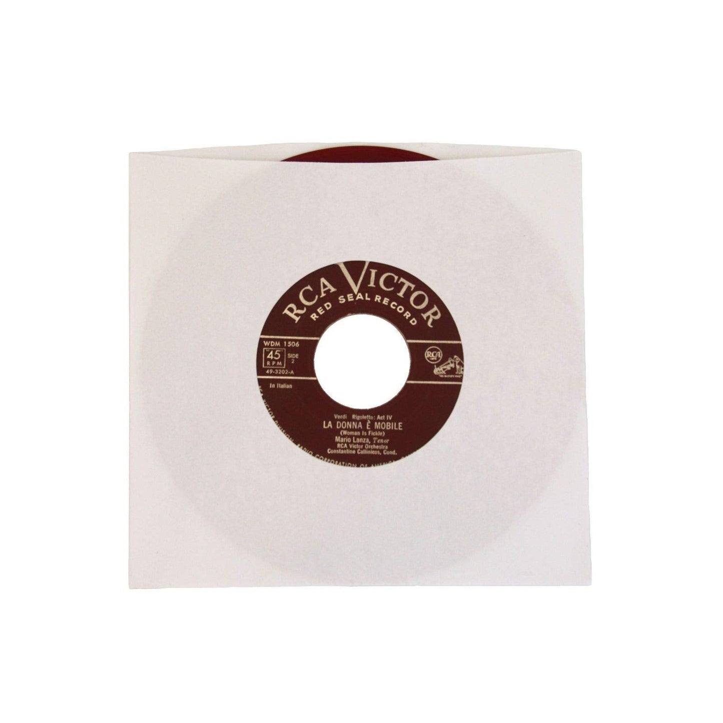 (50) Square Deal Recordings & Supplies 7 Inch Record Paper Inner Sleeves - White Archival Acid Free - #07IW - 50 Sleeves