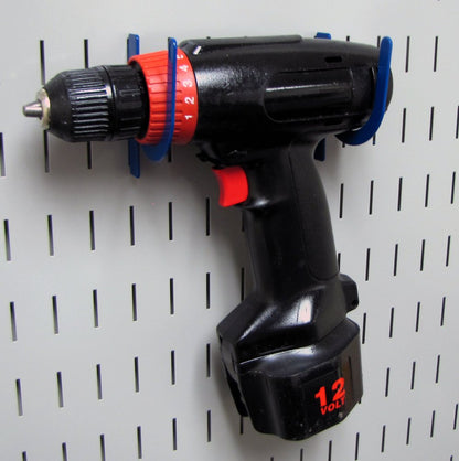 Wall Control KT-200-DLX Blue Slotted Metal Pegboard Hook Kit for Storage & Organization – Deluxe Assortment, 50 lbs Capacity, Made in USA