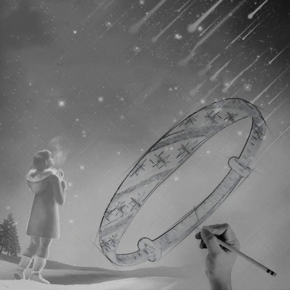 Sterling Silver Bangle Bracelets for Women, Handmade Bracelet for Women, Birthday Gifts for Women, Mom Gifts (Silver-9)