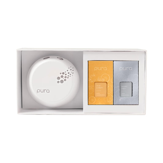 Pura Smart Home Fragrance Device Starter Pack (Pacific Aqua and Yuzu Citron)