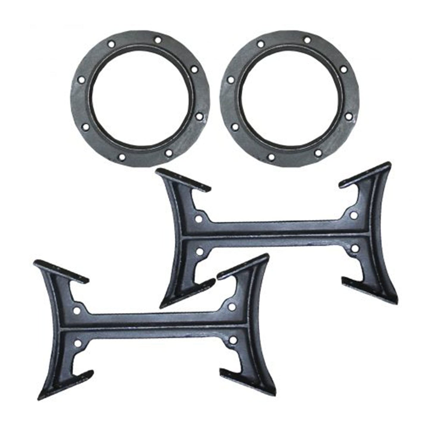 US Stove BKAD500 Cast Iron Double Barrel Camp Stove Adapter Kit