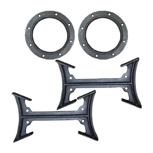 US Stove BKAD500 Cast Iron Double Barrel Camp Stove Adapter Kit