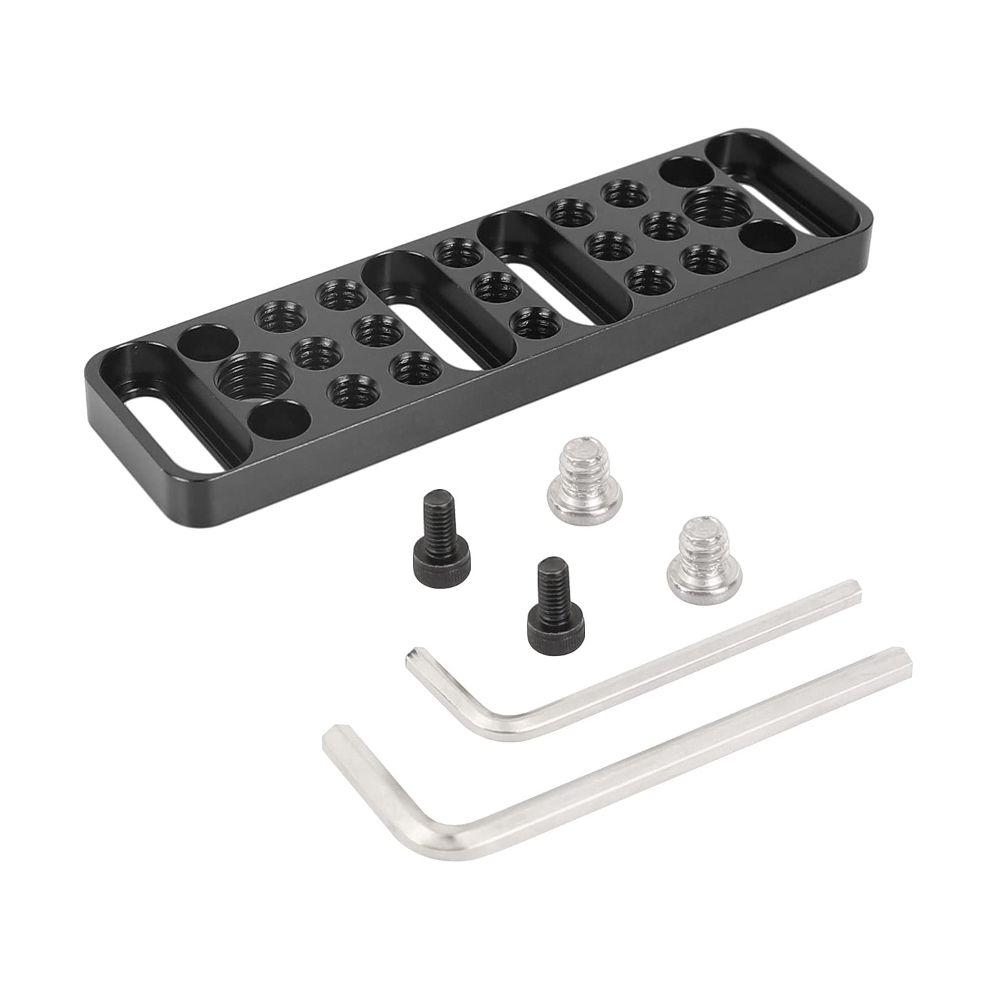 CAMVATE Multi-Function Mounting Plate Cheese Plate with 1/4"-20 and 3/8"-16 Connections - 1751