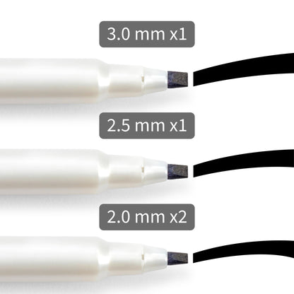 Speedball Elegant Writer Acid-Free Non-Toxic Water Based Calligraphy Marker, Chisel Tip, Assorted Size, Black, Set of 4