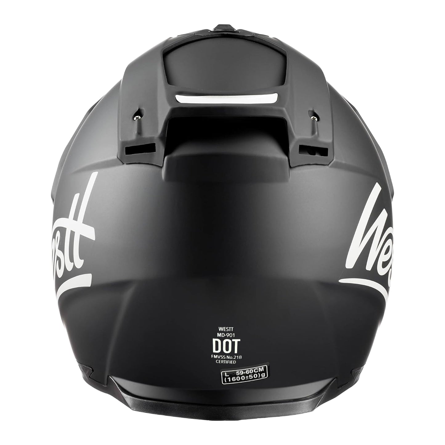 Westt Dual Sport Motorcycle Helmet Off-Road Helmets for Adults, Dual Visor Motorcycle Helmet - Full Face ATV UTV Helmet Dirt Bike Motocross Helmets DOT Approved