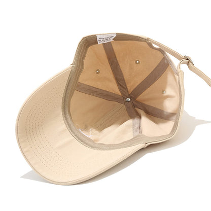 Umeepar Smile Face Baseball Cap for Women Men Adjustable Low Profile Unstructured Cotton Dad Hat (US, Alpha, One Size, Light Violet)