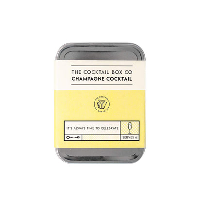 The Cocktail Box Co. Champagne Cocktail Kit - Hand Crafted Cocktails for Him or Her - 1 Kit