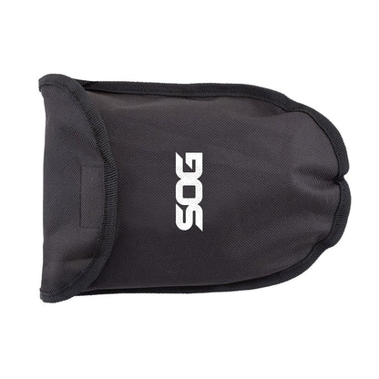 SOG Entrenching Tool- 18.25 Inch Folding Survival Shovel with Wood Saw Edge and Tactical Shovel Carry Case- Black (F08-N)