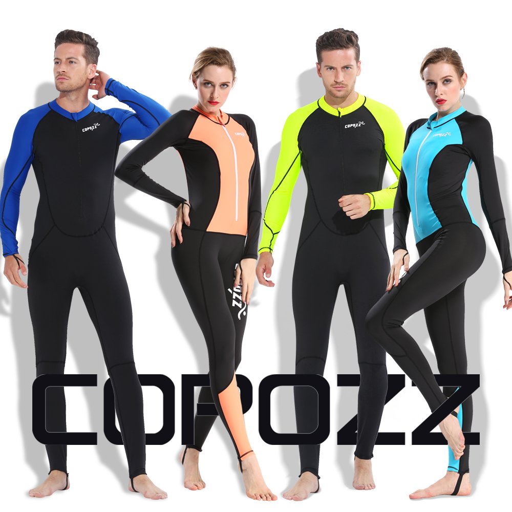 COPOZZ Mens Wetsuit – Full Body UV Protection Wet Suit for Surfing, Diving & Snorkeling