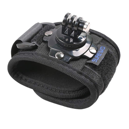 SUREWO Wrist Strap Mount Compatible with GoPro Hero 13/12/11/10/9/8/7//6/5 Black,DJI Osmo Action 5 pro/4/3,Insta 360 ONE R,AKASO/Campark and More