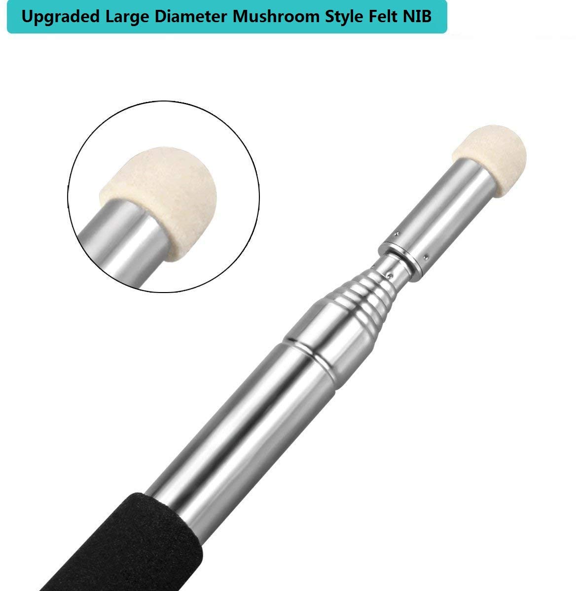 Telescopic Teachers Pointer,Teaching Pointer,Hand Pointer Extendable Telescopic Retractable Pointer Handheld Presenter Classroom Whiteboard Pointer (1)