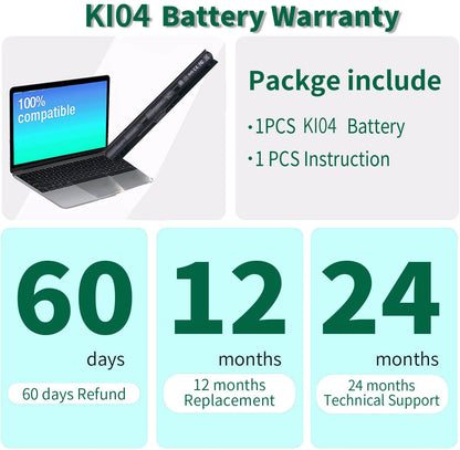 800049-001 KI04 Notebook Battery for HP Pavilion 15-ab 15-an 17-g 15t-ab100 17t-g100 17t-s100 cto Series 15-ab143cl 15-ab223cl 15-ab153nr 15-an044nr 14-ab166us 17-ab220nr 17-g133cl 800009-421 TPN-Q158