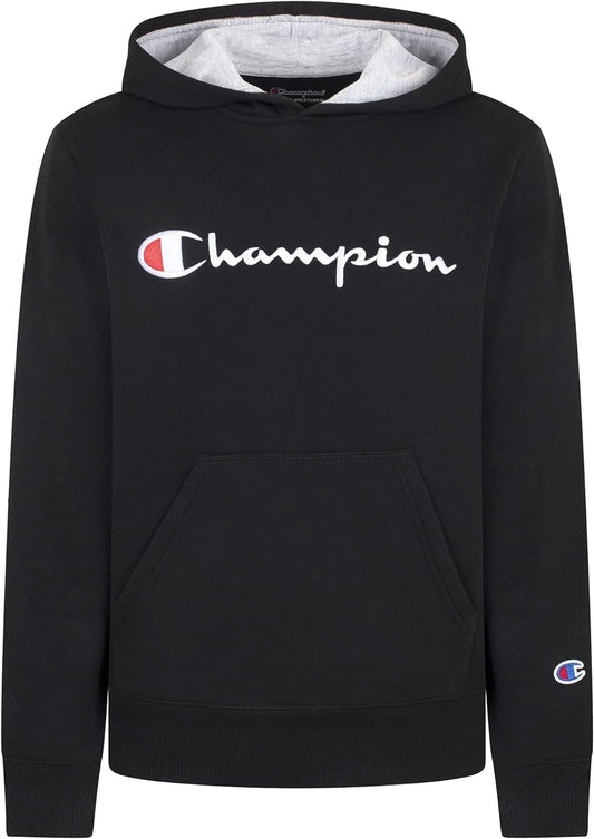 Champion Boys Hoodie for Kids Sweatshirt Fleece Youth Pullover With Hood