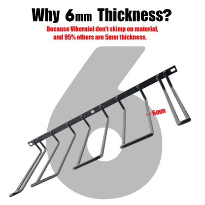 Vikerniel Drill Holder, Power Tool Organizer, Wall Mount 4 Cordless Metal Shelf Holder, Utility Storage Rack for Dewalt Cordless Tools for father day gifts