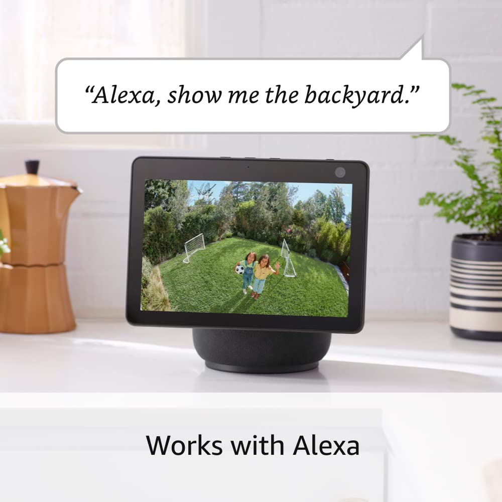 Ring Spotlight Cam Plus, Battery | Home or business security with HD video, Two-Way Talk, Color Night Vision, and Security Siren (2022 release) - Black