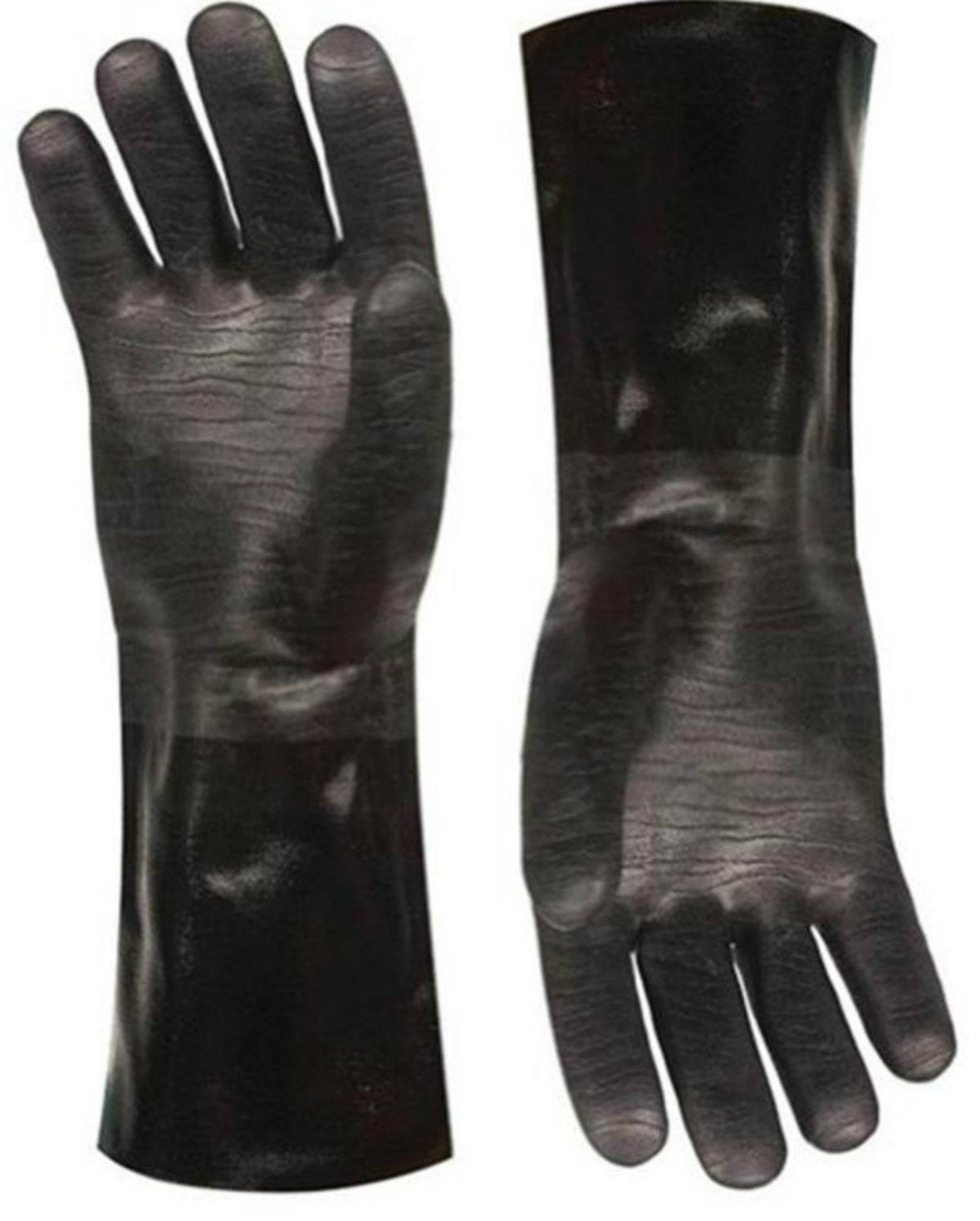 Artisan Griller BBQ, Smoker & Oven glove- Insulated Heat Resistant for Fryer & Kitchen. Great Barbecue Smoking Oyster Mitt–Turkey Fryer, Oil,Fire & Water resistant -(Size 10/XL – Black neoprene)