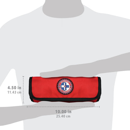 Be Smart Get Prepared 73-Piece Coach’s and Team Sports First Aid Kit in Roll up Bag: Clean, Treat, Protect Cuts, Scrapes. Home, Office, Car, School, Travel, Hunting, Outdoor, Camping, FSA HSA