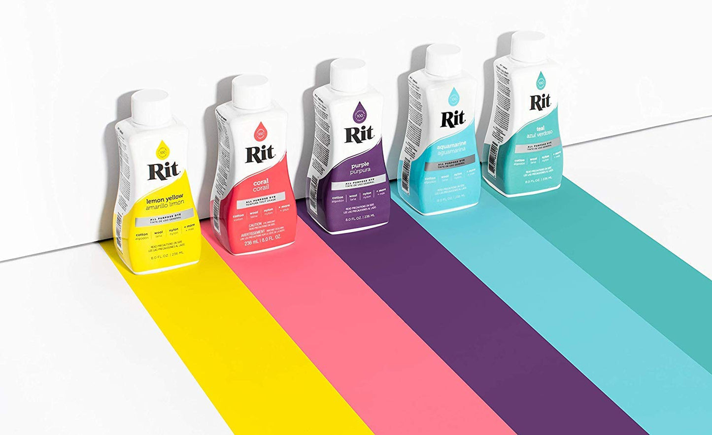 Rit All-Purpose Liquid Dye, 8 Ounce, Black - 2 Pack