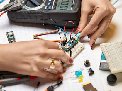 Arduino Nano ESP32 with Headers [ABX00083] – ESP32-S3, USB-C, Wi-Fi, Bluetooth, HID Support, MicroPython Compatible for IoT & Embedded Projects