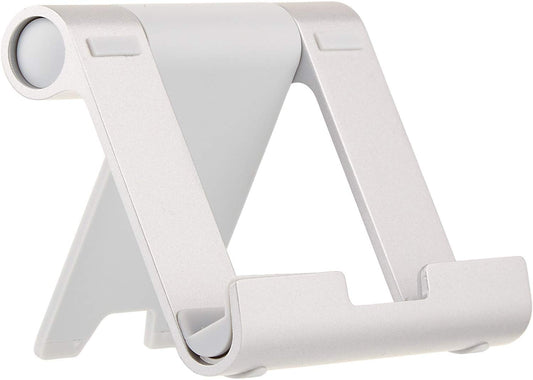 AmazonBasics L6LSH001-CS-R Multi-Angle Portable Stand for Tablets, E-readers and Phones - Silver