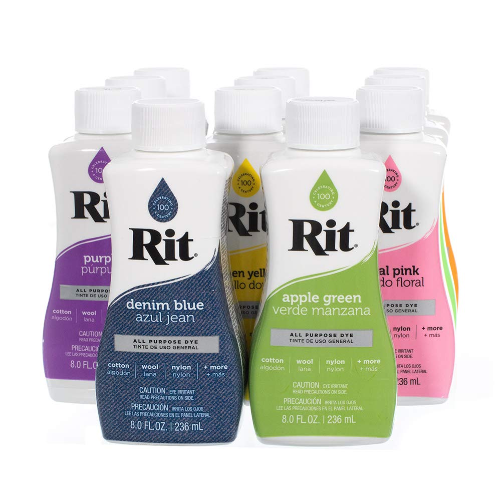 Rit Dye Liquid – Wide Selection of Colors – 8 Oz. (Navy Blue)