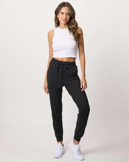 Real Essentials 3 Pack: Women's Ultra-Soft Lounge Joggers Sweatpants Athletic Yoga Pants with Pockets (Available in Plus), Set 9, S, Pack of 3