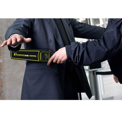 Pyle Handheld Metal Detector Security Wand - Portable Battery Operated Super Security Scanner w/ Adjustable Sensitivity, Sound Vibration Alerts, Detects Weapons, Knives and Other Metal Objects