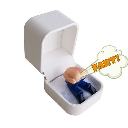 The Moon Ring®© - "It Farts When You Open it Handmade Prank Gag Gift (Ring box with farting butt, no ring) AS SEEN ON THE BACHELORETTE
