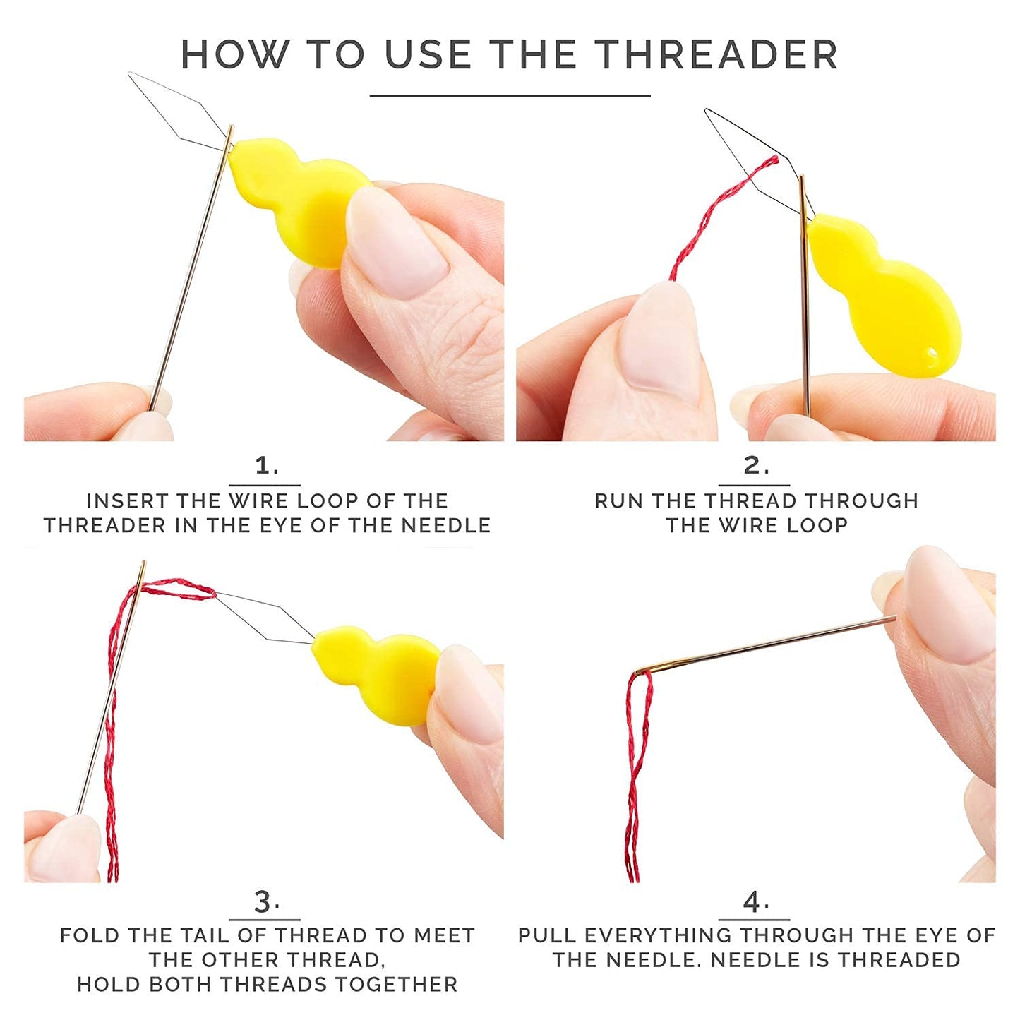 Avenfair Embroidery Threads 50 Skeins per Pack, Multi Color Embroidery Floss, Cross Stitch Threads, Friendship Bracelet Thread, with Free Needles, Floss Bobbins (50 Colors)