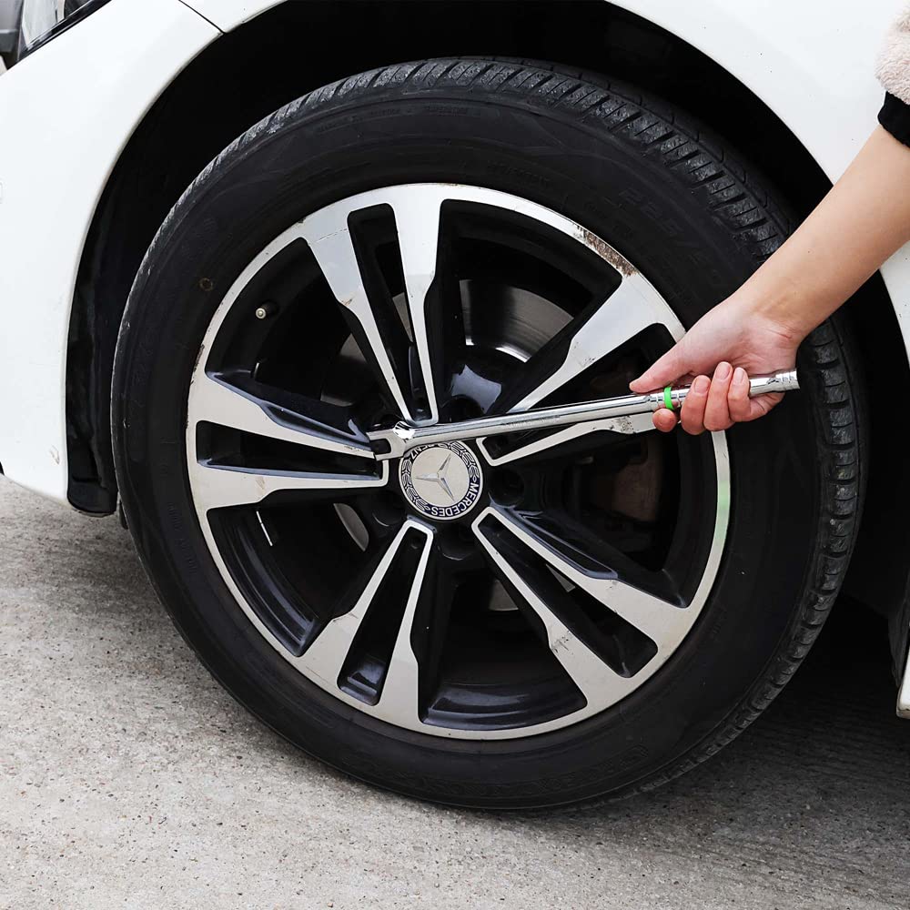 SWANLAKE 6PC Breaker Bar Set,1/4", 3/8" & 1/2" Drive,Heavy Duty Breaker Bars, 6-inch, 10-inch, 15-inch Length with 180° Rotatable Head