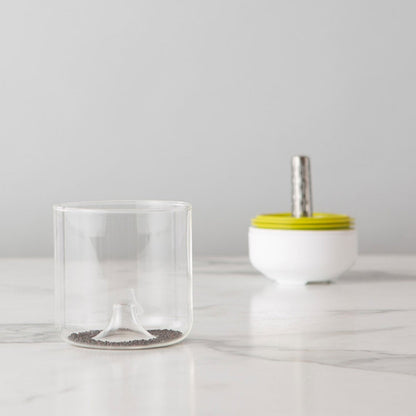 Chef'n Countertop Sprouter Growing Kit, One Size, Baking White/Wasabi/Glass