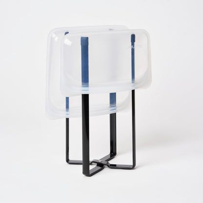 YAMAZAKI home 6785 Kitchen Multi Eco Stand-Multifunctional Plastic Bag Holder, One Size, Black