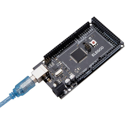 ELEGOO MEGA R3 Board ATmega 2560 + USB Cable Compatible with Arduino IDE Projects RoHS Compliant