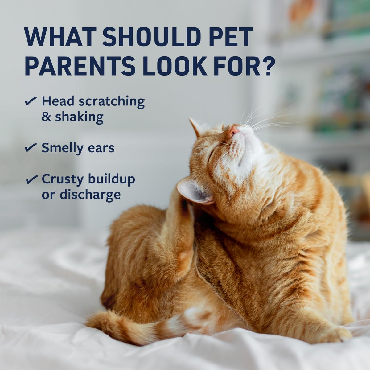 Veterinary Formula Clinical Care Ear Therapy Wipes, 100ct – Cat and Dog Ear Cleaner – Help Relieve Itchy Ears Quickly & Effectively Remove Dirt, Debris, and Foul Odor