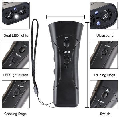 QZC Super Ultrasonic Dog Chaser,Training Dog Banish Dog Machine,Stop Animals Attacks Aggression