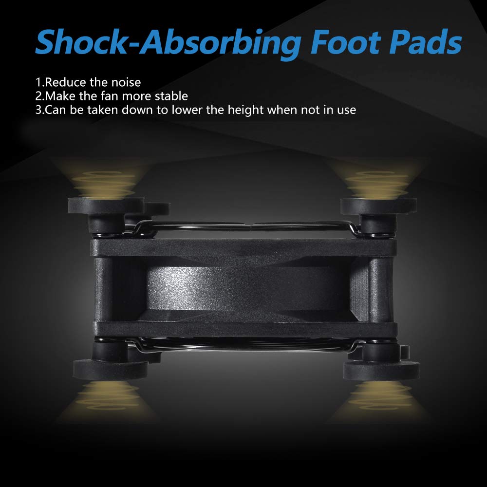 SCCCF Quiet 80mm USB Fan, 5V USB Portable Cooling Fan for Flat Panel Xbox DVR PlayStation Router TV Receiver Computer Cabinet Cooler