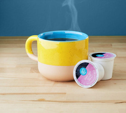 Amazon Brand - Happy Belly Medium Roast Coffee Pods, Donut Style, Compatible with Keurig 2.0 K-Cup Brewers, 100 Count