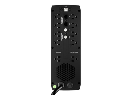 Vertiv Liebert PSA5 UPS - 1000VA/600W 120V Line Interactive AVR Tower UPS, 10 outlets, 2 USB Charging Ports, Battery Backup w/ Surge Protection, 3 year warranty, Energy Star Certified (PSA5-1000MT120)