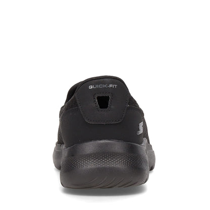 Skechers Women's Go Walk 6-Big Splash Sneaker, Black, 9