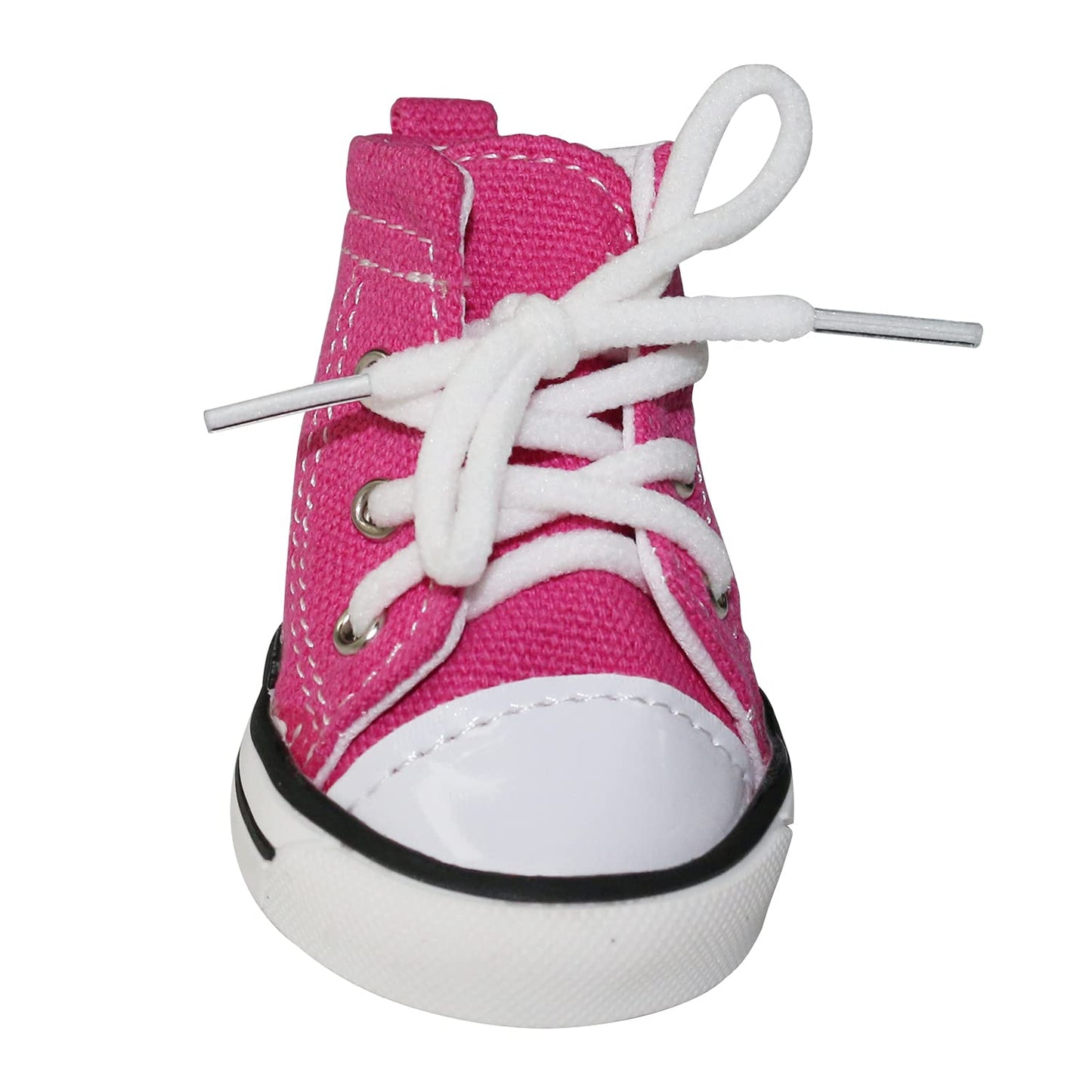 BESUNTEK Pet Dog Shoes, Puppy Canvas Sport Shoes Sneaker Boots, Non Slip Causal Shoes Dog & Cat Paw Protective Cover for Outdoor Walking, Sports and Hot Pavement, 4pcs