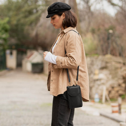 S-ZONE Small Crossbody Bags for Women Cell Phone Purse RFID Blocking Wallet Purses with Credit Card Slots