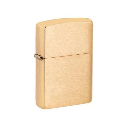 Zippo Lighter Solid brass with brushed finish