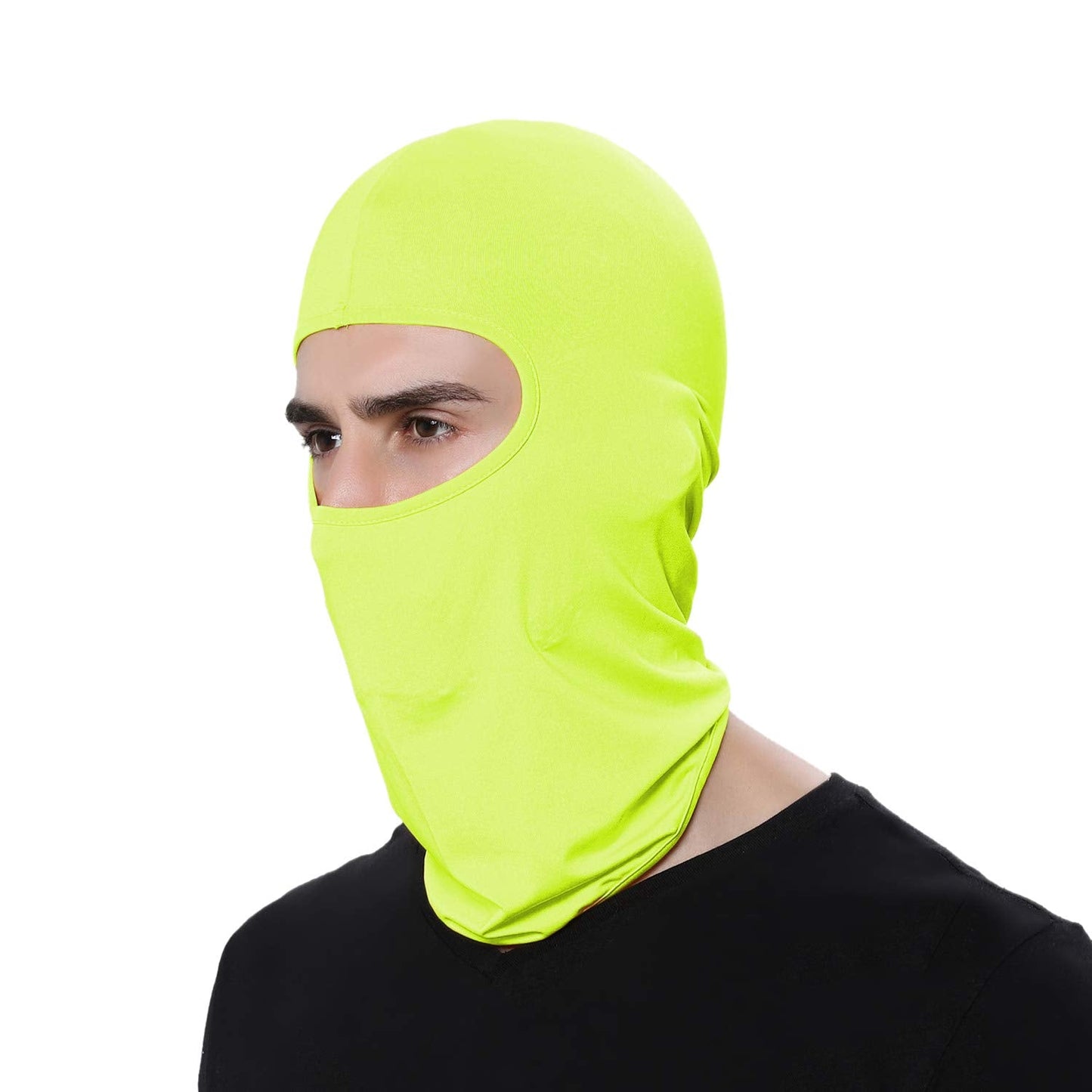 GANWAY Pack of 3 Thin Sun Ski Balaclava Mask for Men Outdoor Sport Airsoft Hunting Motorcycle Fishing Mask Green
