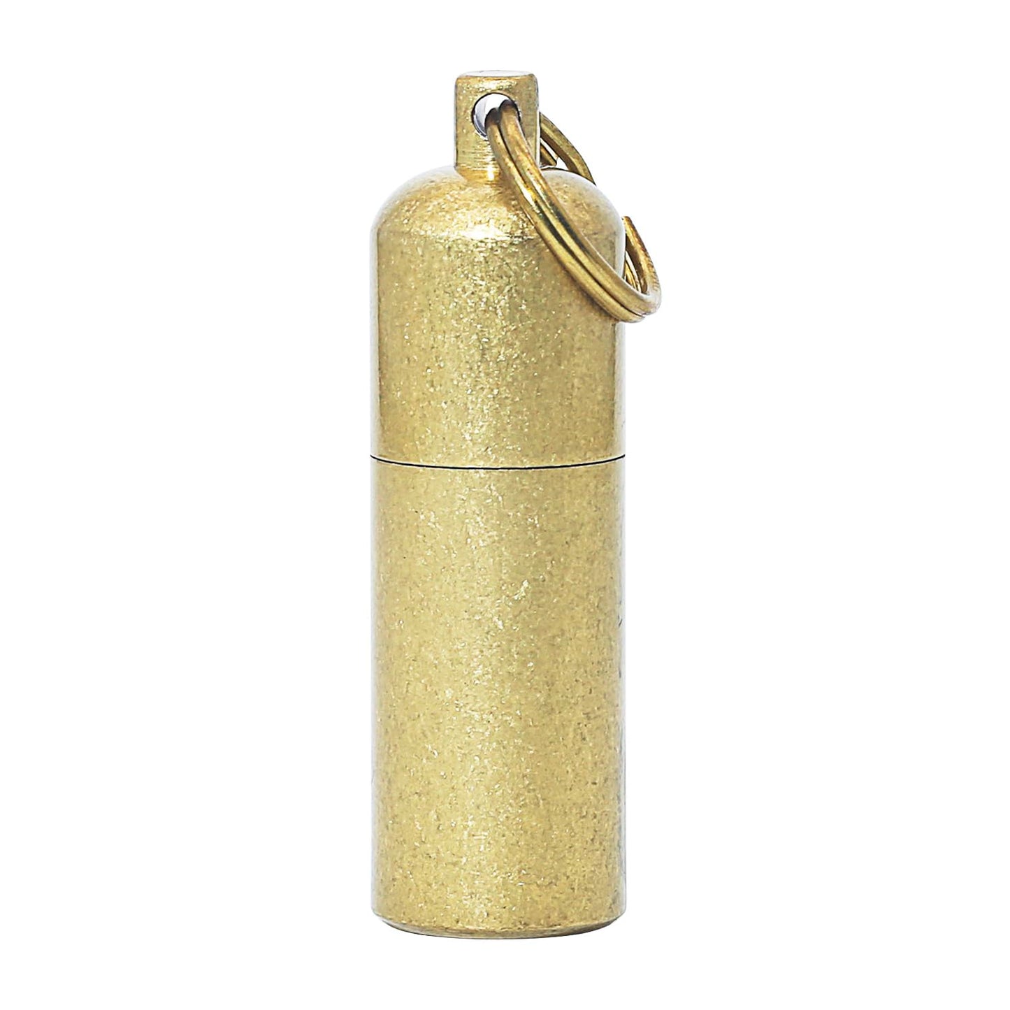 PPFISH Mini Brass Lighter - EDC Peanut Lighter Keychain - Waterproof Fire Starter Especially for Survival and Emergency Use