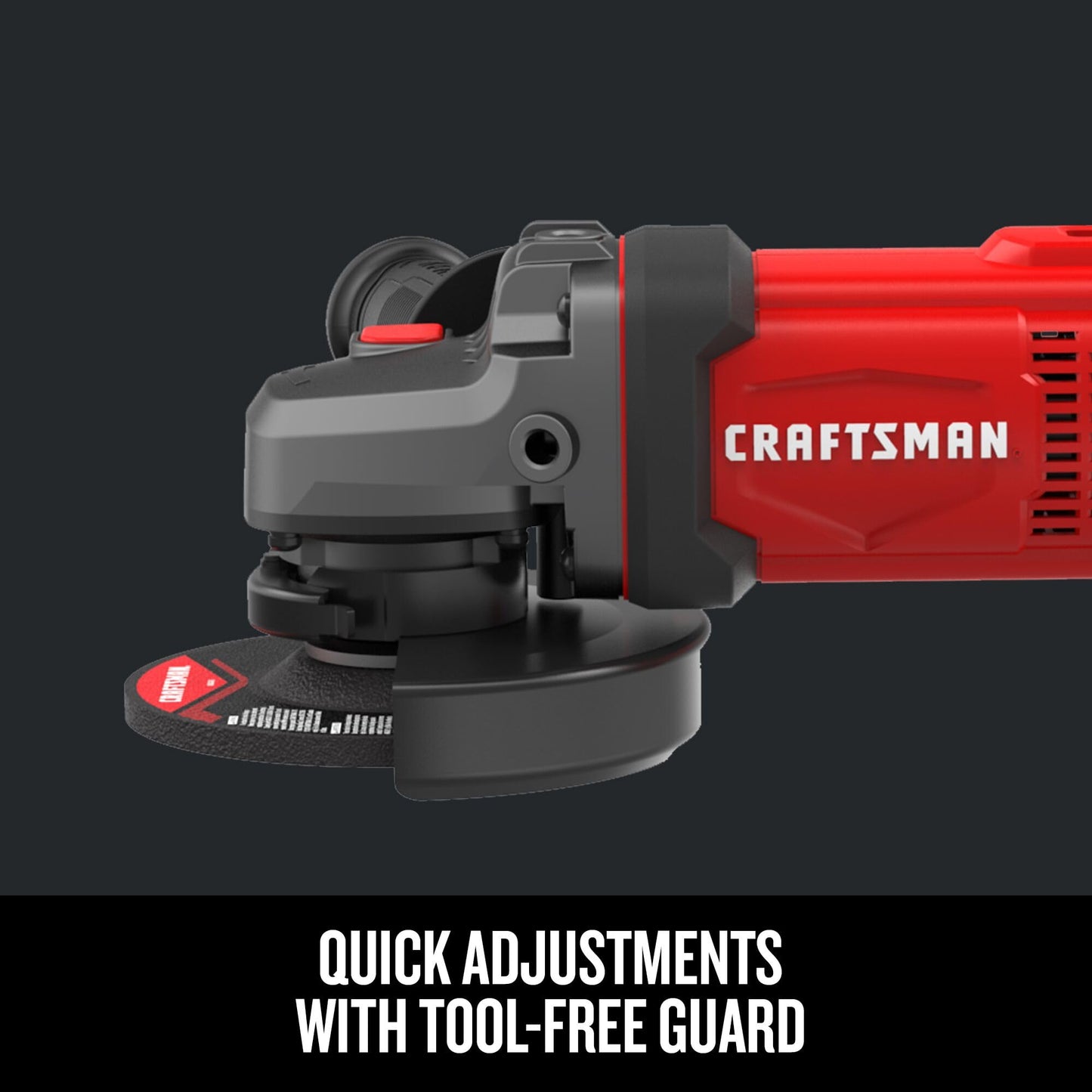 CRAFTSMAN V20* Angle Grinder, Small, 4-1/2-Inch, Tool Only (CMCG400B)