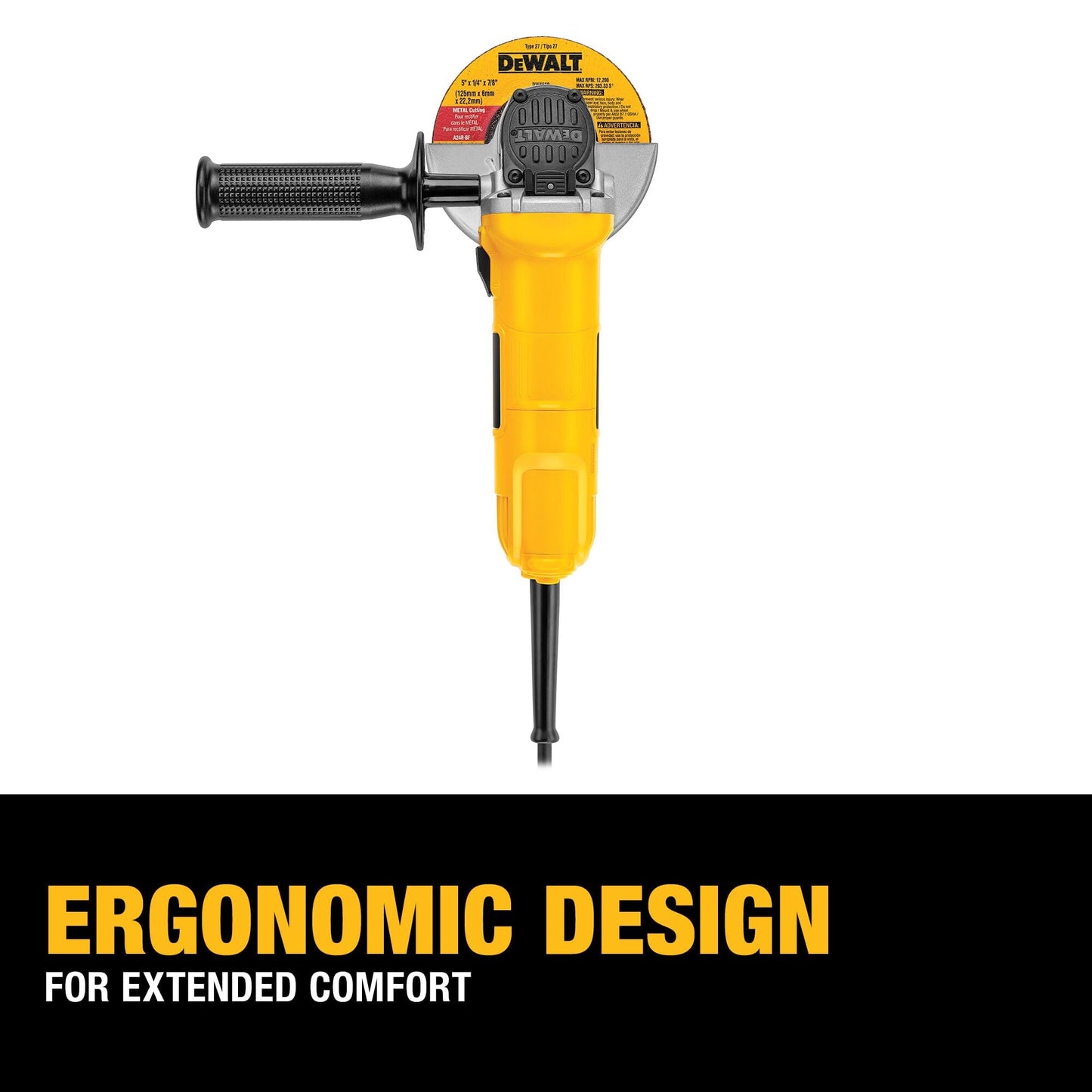 DEWALT Angle Grinder, One-Touch Guard, 4-1/2 -Inch (DWE4011)