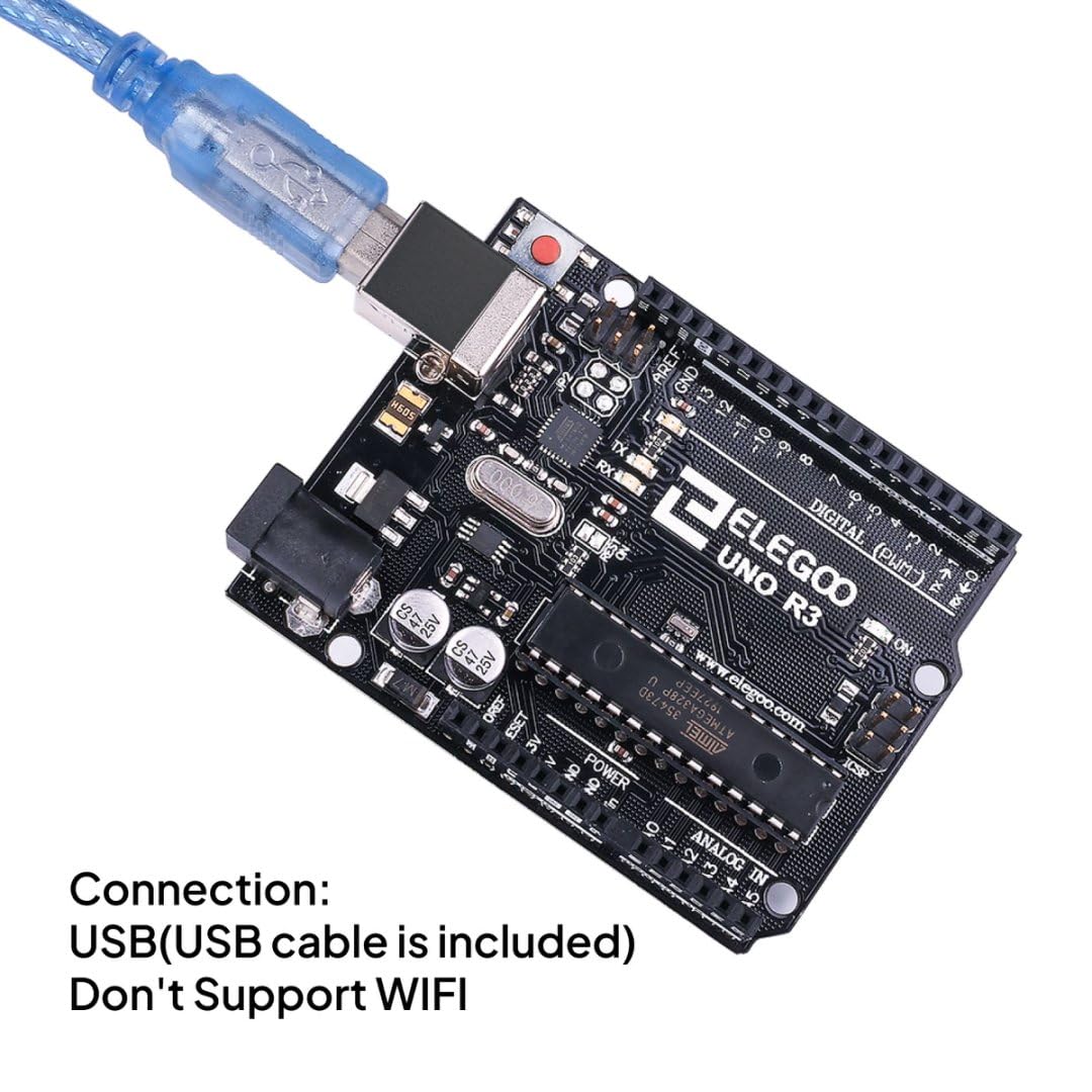 ELEGOO UNO R3 Board ATmega328P with USB Cable(Arduino-Compatible) for Arduino