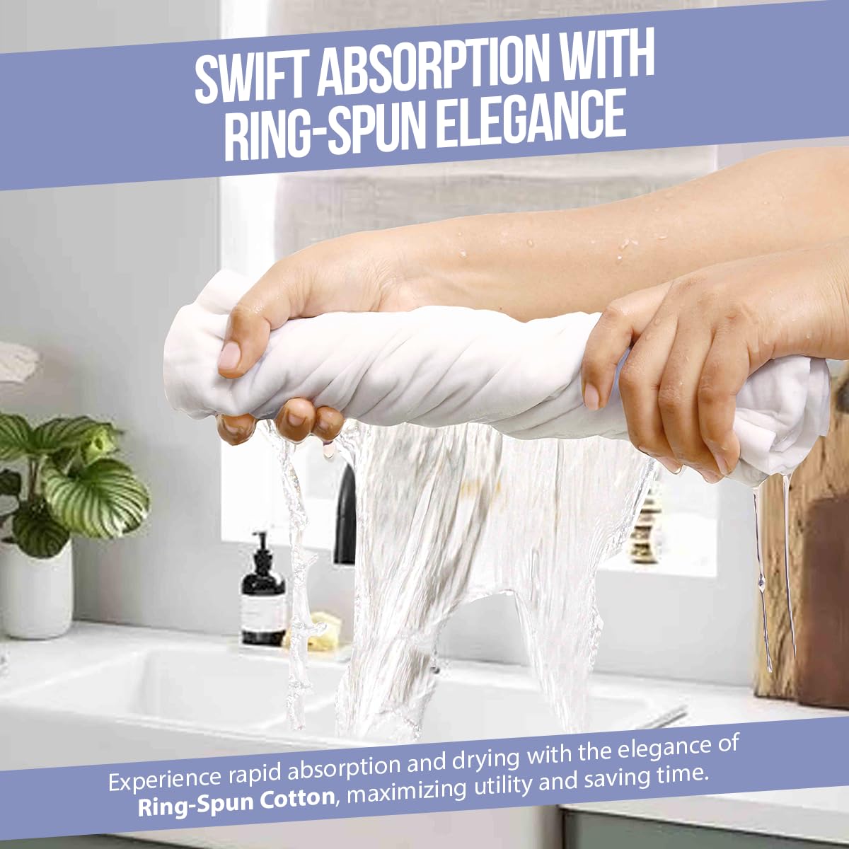 Flour Sack Towels| Tea Towel for Crafts| Kitchen Dish Cotton Blank Towel for Embroidery|Baking Bread Proofing Linen Cover| Thick Absorbent Quick Dry| 12 Pack 18"x28" White