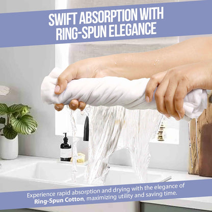 Flour Sack Towels| Tea Towel for Crafts| Kitchen Dish Cotton Blank Towel for Embroidery|Baking Bread Proofing Linen Cover| Thick Absorbent Quick Dry| 12 Pack 18"x28" White