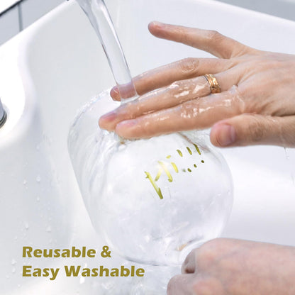 GAINWELL Metallic Wine Glass Markers 8Pcs, Food-Safe, Non-Toxic, Dishwasher-Safe, Wine Glass Marker Pens for Ceramic Plates, Parties & Weddings